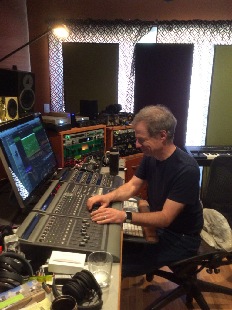 Jeff Bohnhoff at work in Mystic Fig Studio